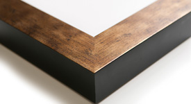 brushed gold frame